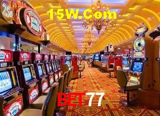 Interface moderna da plataforma Bet77